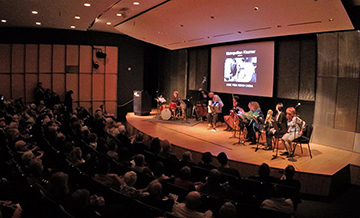 Full house at the Bruno Walter Auditorium at Lincoln Center Library for the Performing Arts, 2016